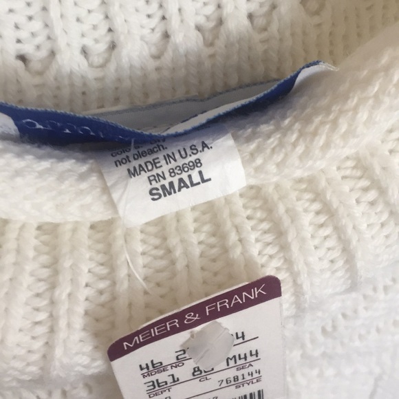 NWT Vintage 90s Oversized Knit Sweater - Picture 4 of 8